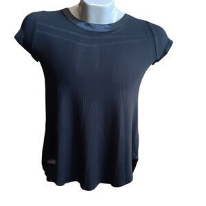 Small Alfani Muscle tight fit Black Short-Sleeve T-shirt